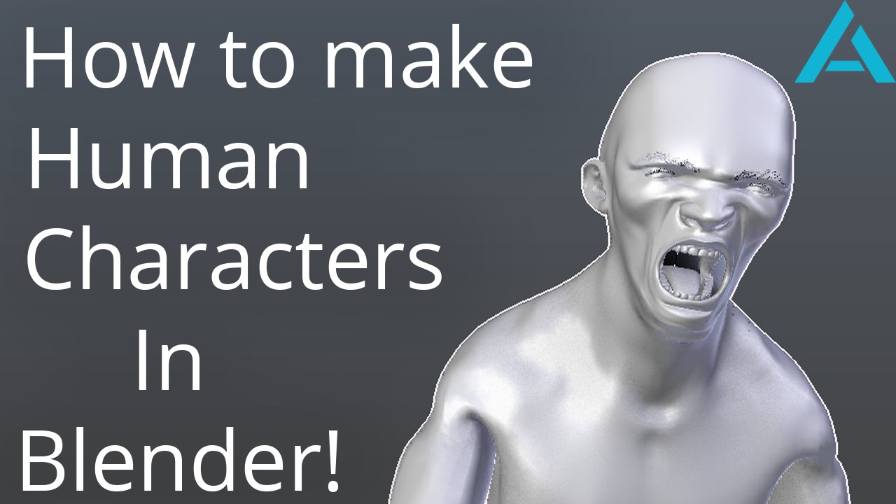make character in blender